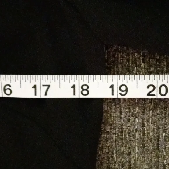 ποΈ π€LOFTπ€ - Black L/S Dress w/Sheer Polka Dot Ruffle Detail - Picture 15 of 16